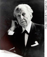 portrait: Frank Lloyd Wright