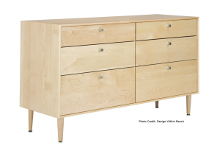 American Modern 6 drawer